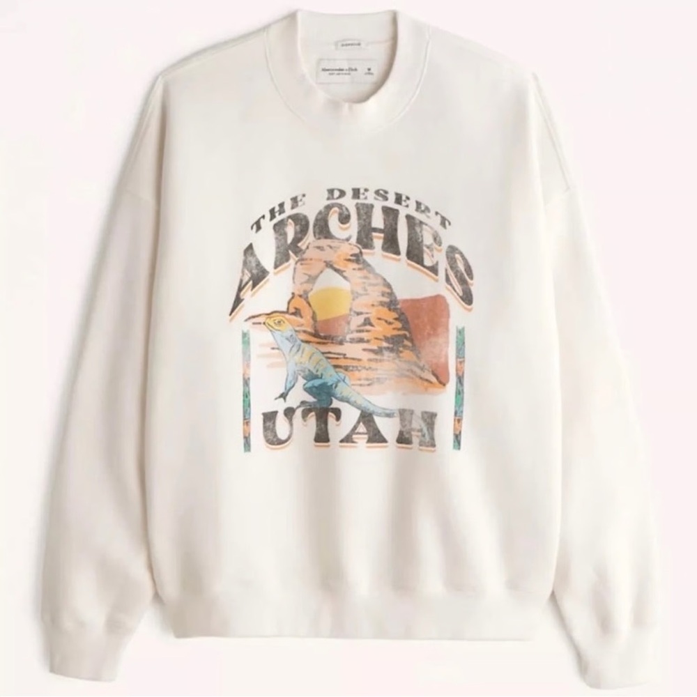 Abercrombie graphic sweatshirt - Arches Utah